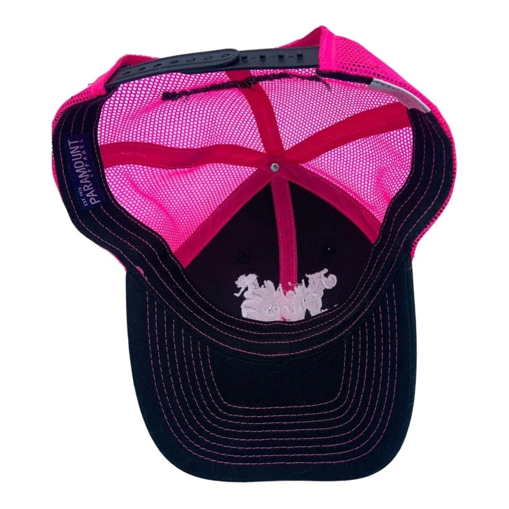 Paramount Apparel Snapback Hat FISH’N CHICKS Charters Key West Florida Pink - Picture 6 of 7